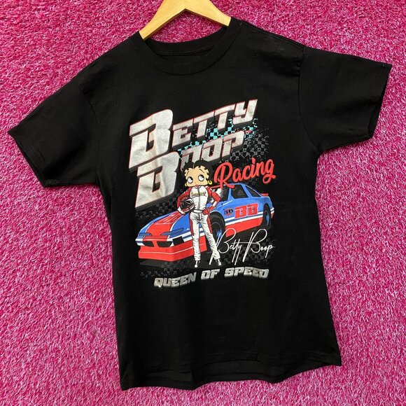 Betty Boop Racing Queen Of Speed Graphic T-Shirt Medium - Picture 3 of 4